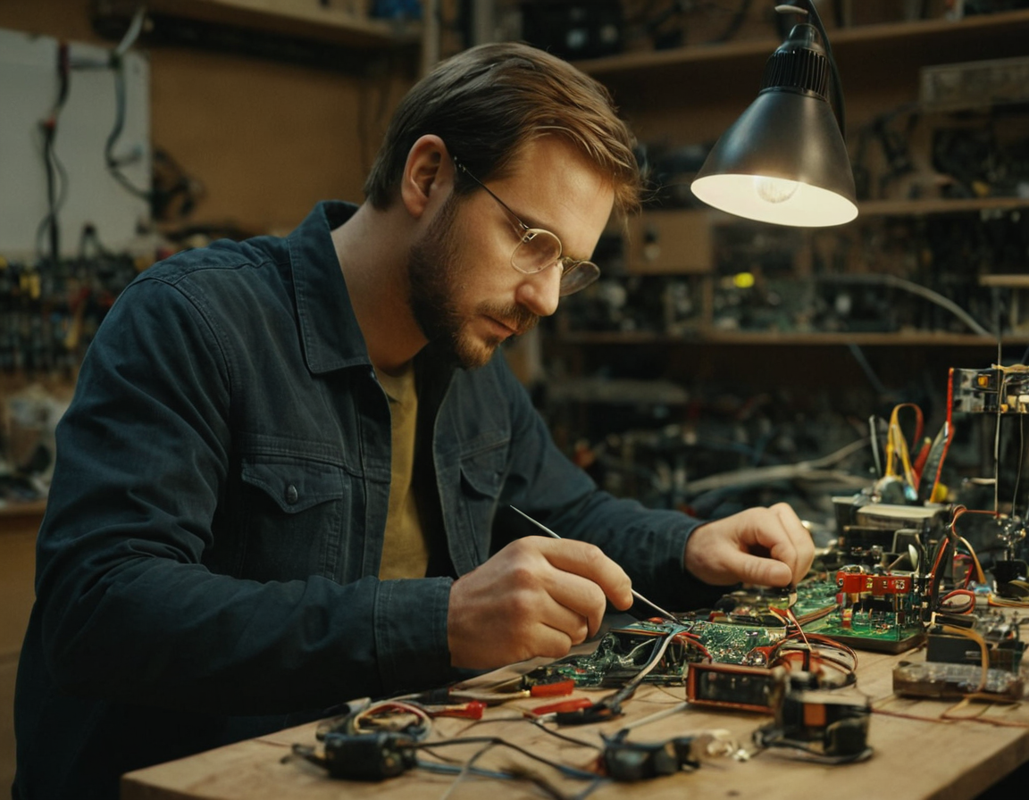 Soldering dude